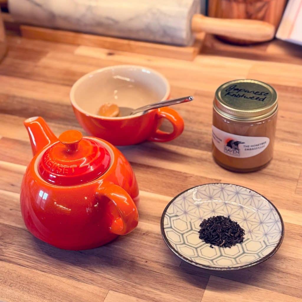 Vibrant Tea Set with Japanese Honey